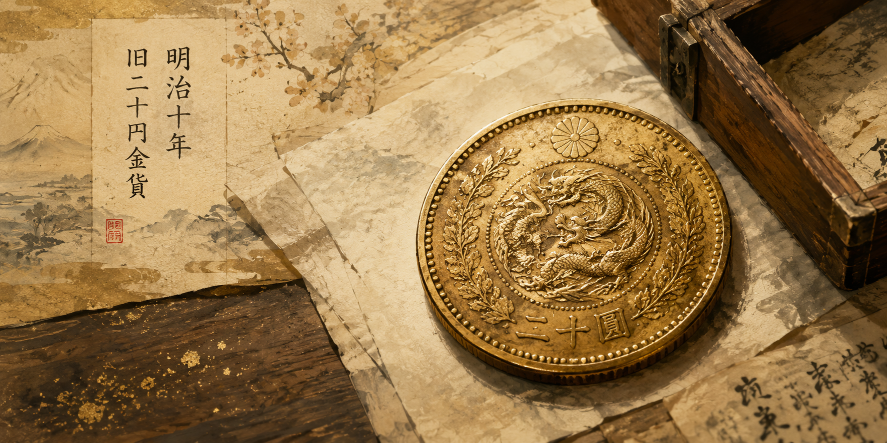明治10年旧20円金貨の特徴｜希少個体の見極め方と本物の見分けポイント