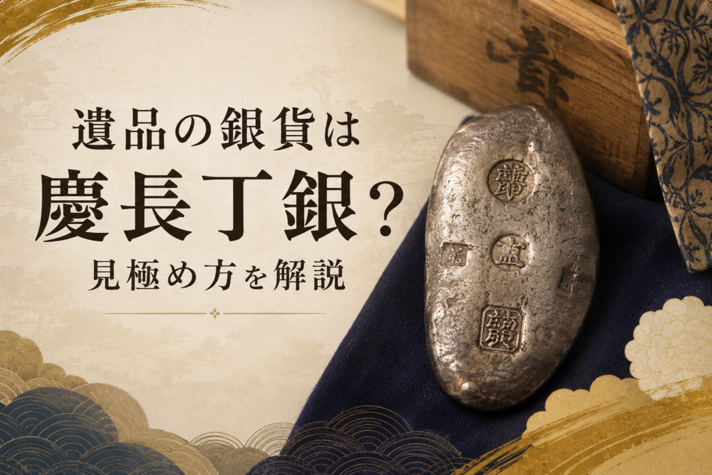 遺品の銀貨は慶長丁銀？見極め方を解説｜特徴・判別方法・相談の