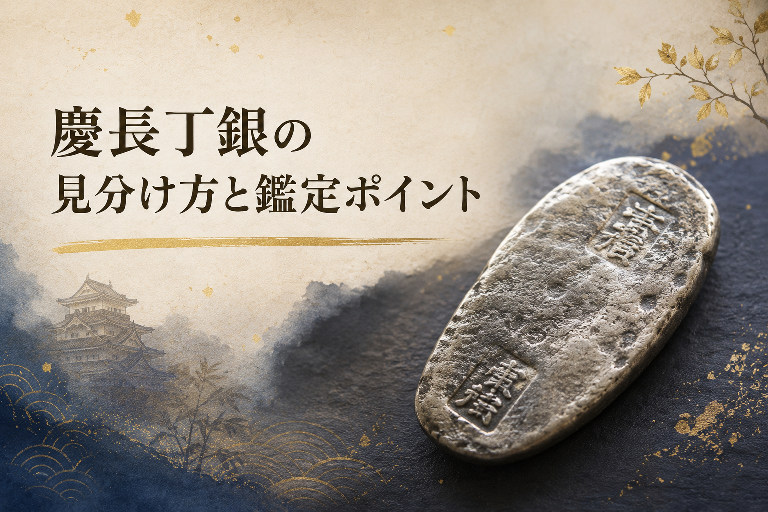 慶長丁銀の見分け方と鑑定ポイント｜遺品整理で見つけたら最初に読む