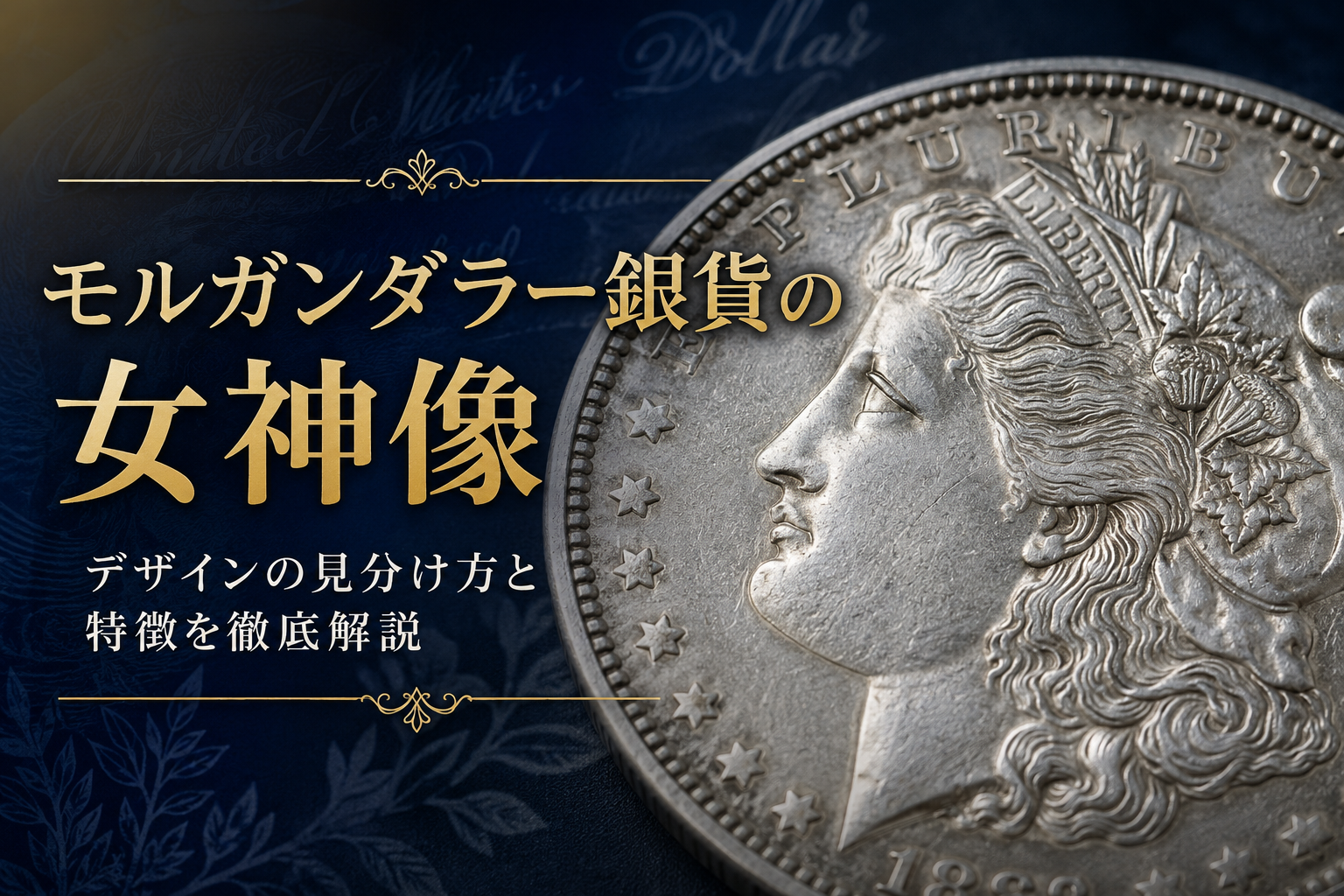 モルガンダラー銀貨の女神像｜デザインの見分け方と特徴を徹底解説