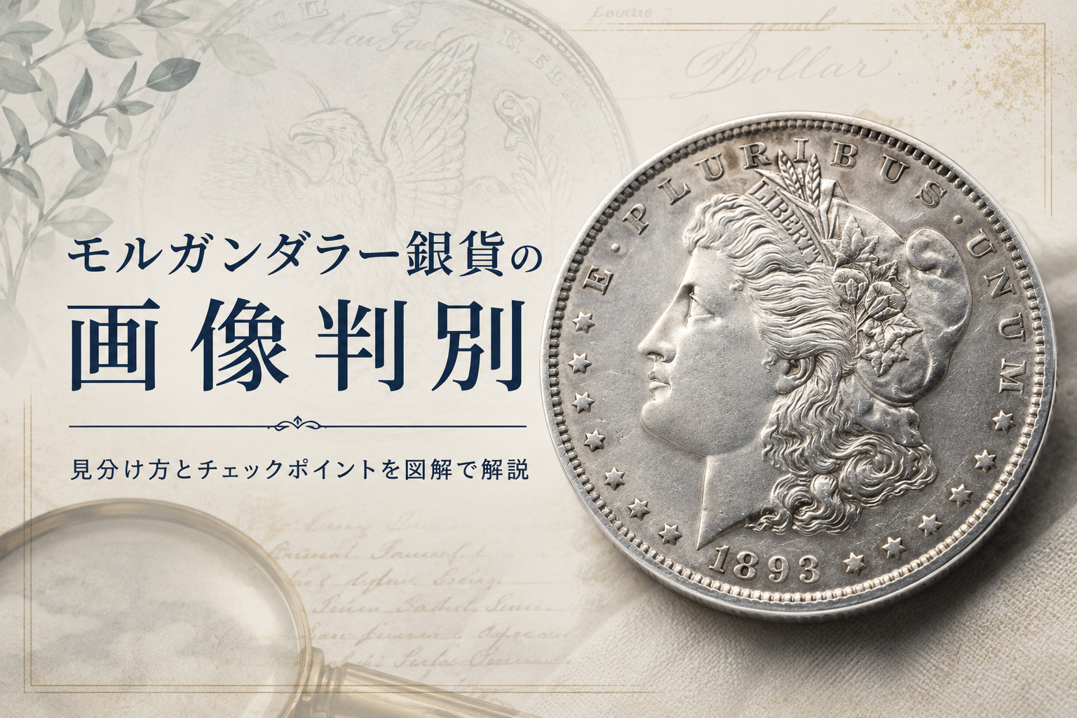 モルガンダラー銀貨の女神像｜デザインの見分け方と特徴を徹底解説