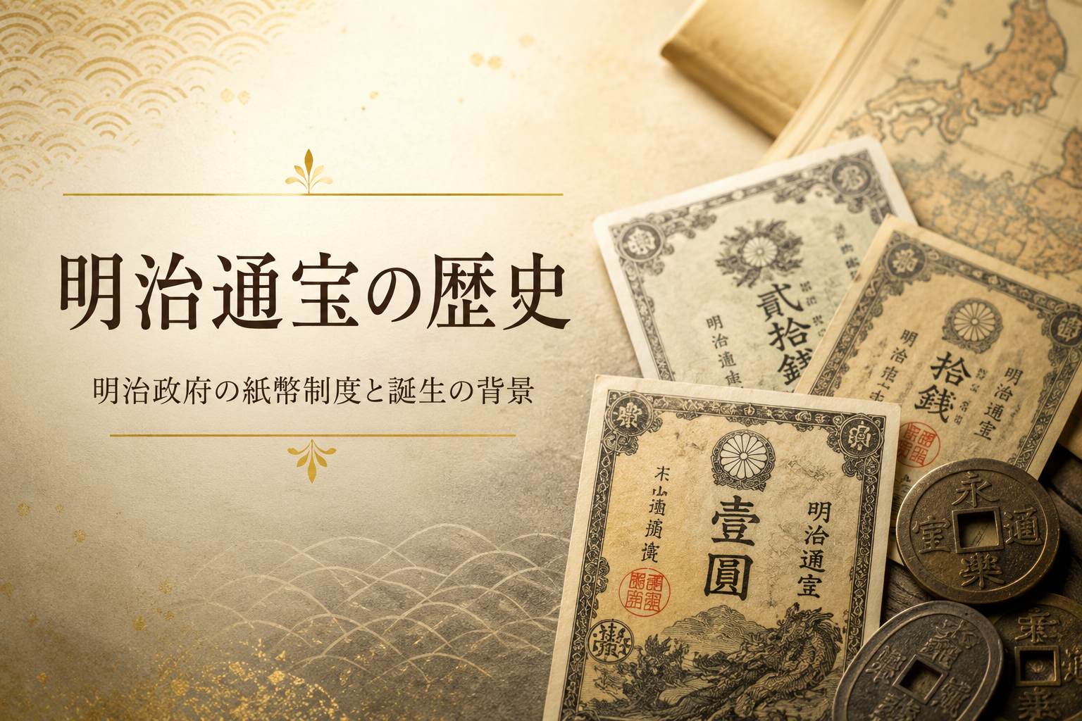 明治通宝の歴史を解説|明治政府の紙幣制度と誕生の背景