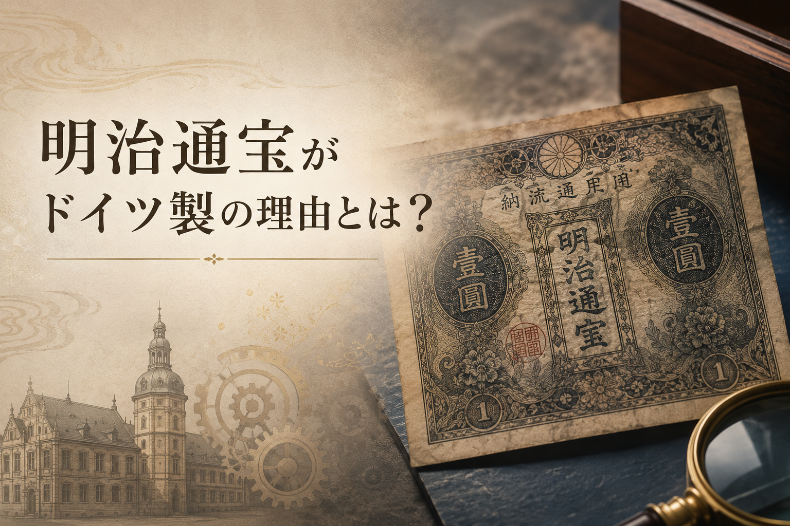 明治通宝がドイツ製の理由とは?印刷技術と本物の見分け方を鑑定士が解説