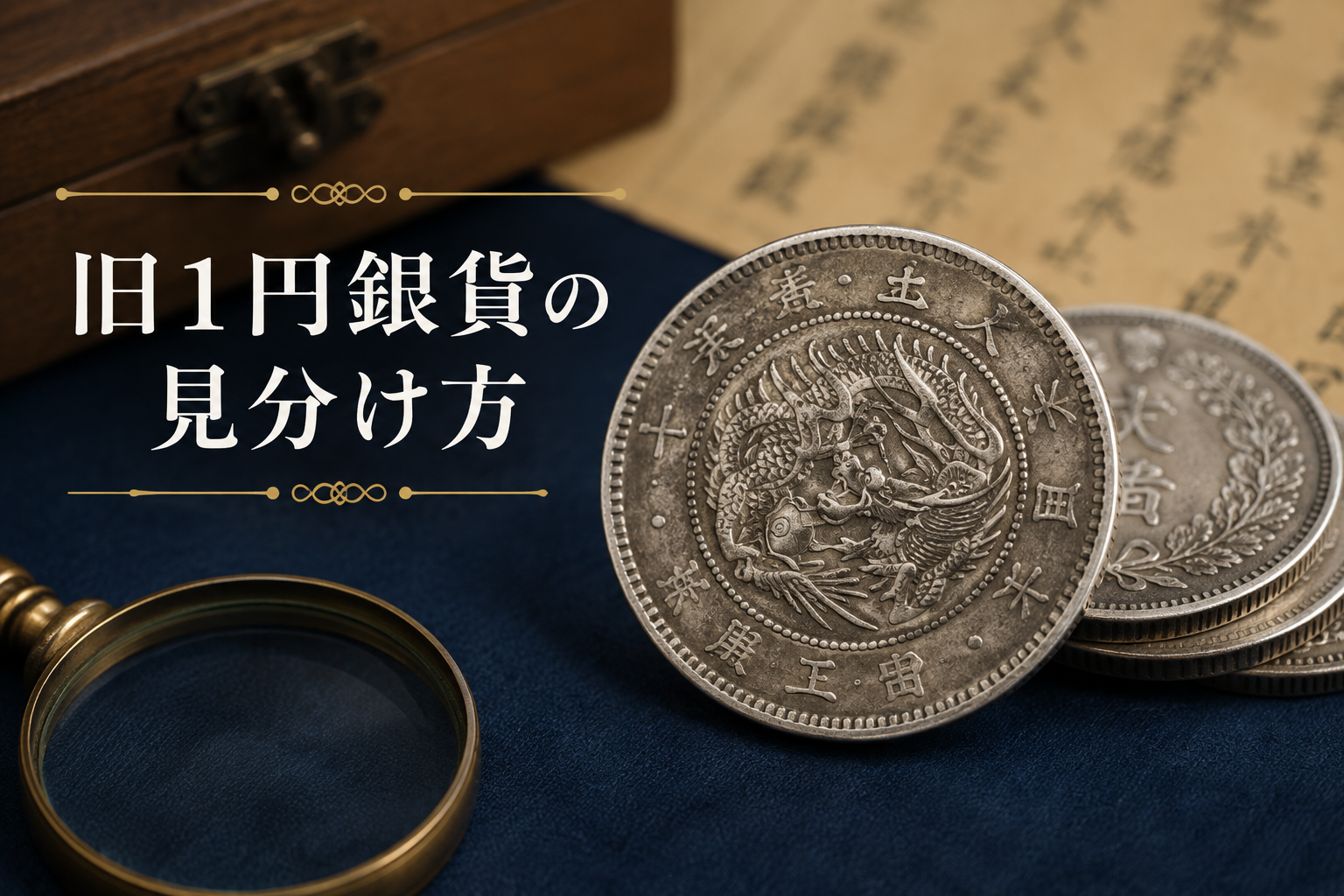 古い銀貨は旧1円銀貨？初心者向け見分け方を解説