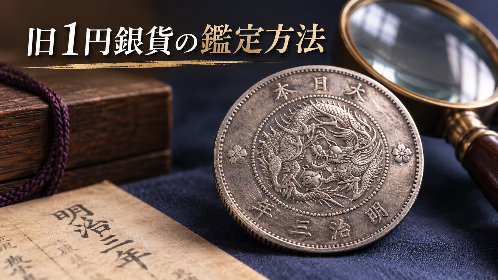 旧1円銀貨の鑑定方法｜明治3年銘の見分け方と自己判断の注意点